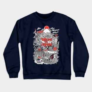 Welcome To Japan Theme Crewneck Sweatshirt